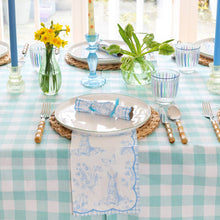 Load image into Gallery viewer, Blue &amp; White Striped Glass Tumblers | Glassware |
