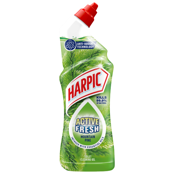Harpic Active Fresh Mountain Pine Toilet Cleaning Gel, 750ml
