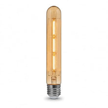 Load image into Gallery viewer, Vintage T185 Tubular LED Bulb E27 Dimmable Filament Warm Amber ~6593: T185 3W - Pack 1
