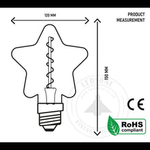 Load image into Gallery viewer, E27 LED Filament Bulb 4W Star Light Bulb Warm White ~4060
