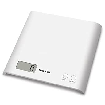 Salter White Digital Kitchen Scales - 3kg/7lb