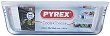 Load image into Gallery viewer, Pyrex Cook &amp; Freeze Rectangular Dish with Plastic Lid, 2.6L
