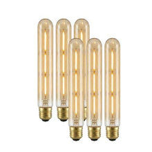 Load image into Gallery viewer, Vintage T185 Tubular LED Bulb E27 Dimmable Filament Warm Amber ~6593: T185 3W - Pack 1
