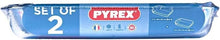 Load image into Gallery viewer, Pyrex Essentials Set Of 2 Rectangular Roasting Dishes 3.7L &amp; 2.6L
