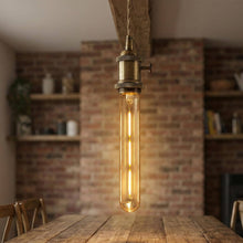 Load image into Gallery viewer, Vintage T185 Tubular LED Bulb E27 Dimmable Filament Warm Amber ~6593: T185 3W - Pack 1
