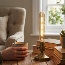 Load image into Gallery viewer, Vintage T185 Tubular LED Bulb E27 Dimmable Filament Warm Amber ~6593: T185 3W - Pack 1
