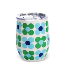 Load image into Gallery viewer, Travel Cup 350ml - Blue And Green Daisy
