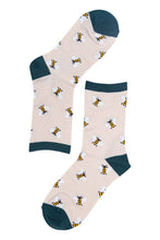 Load image into Gallery viewer, Women's Bamboo Socks - Cream, Bee
