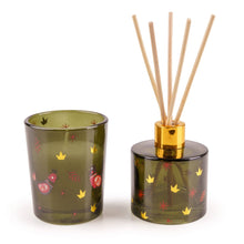 Load image into Gallery viewer, Diffuser &amp; Candle Gift Set – Birds in Green 6pk
