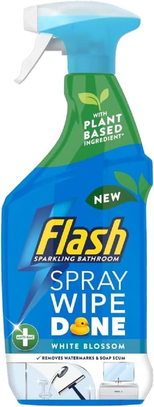 Flash Bathroom Anti-Bacterial Cleaning Spray, 800ml