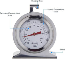 Load image into Gallery viewer, Oven Thermometer for Fan Oven and Gas Ovens
