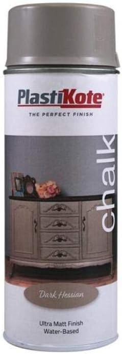 Plasti-kote Chalk Finish Spray Dark Hessian 400ml