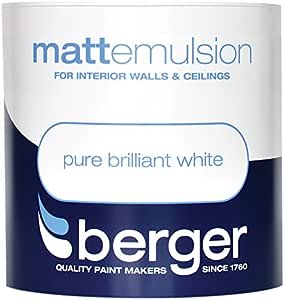 Berger White Matt Emulsion 1L