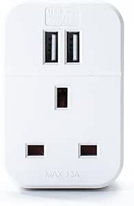 Status 2 X USB Plug Through Adaptor