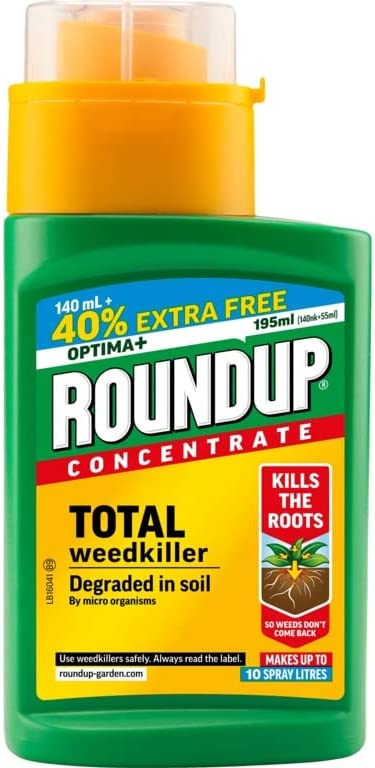 Roundup Concentrate Total Weedkiller 195ml