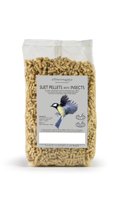 Johnston & Jeff Suet Pellets with Insects