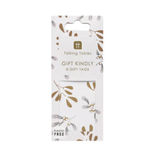 Load image into Gallery viewer, Mistletoe White Christmas Gift Tags | 8 Pack | Gifts |

