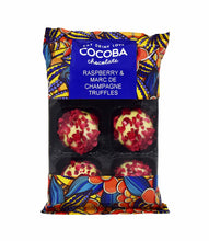 Load image into Gallery viewer, Raspberry and Marc de Champagne Truffles (6 truffles)
