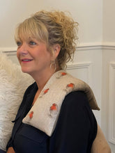 Load image into Gallery viewer, New Robin - Duo Fabric Wheat Bag: Lavender
