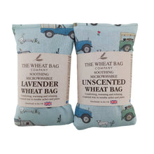 Load image into Gallery viewer, Wellie Boot Landrover Cotton Wheat Bag: Lavender
