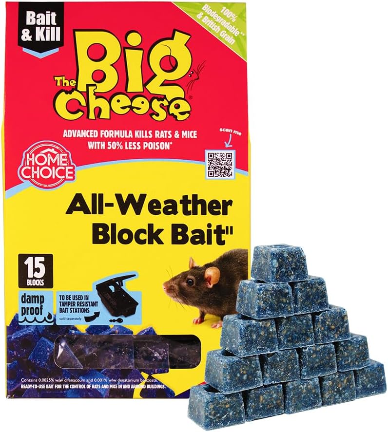 The Big Cheese all-weather block bait 15x10g blocks