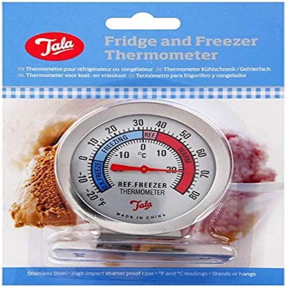 Tala Fridge and Freezer Thermometer with Clear and Easy to read display