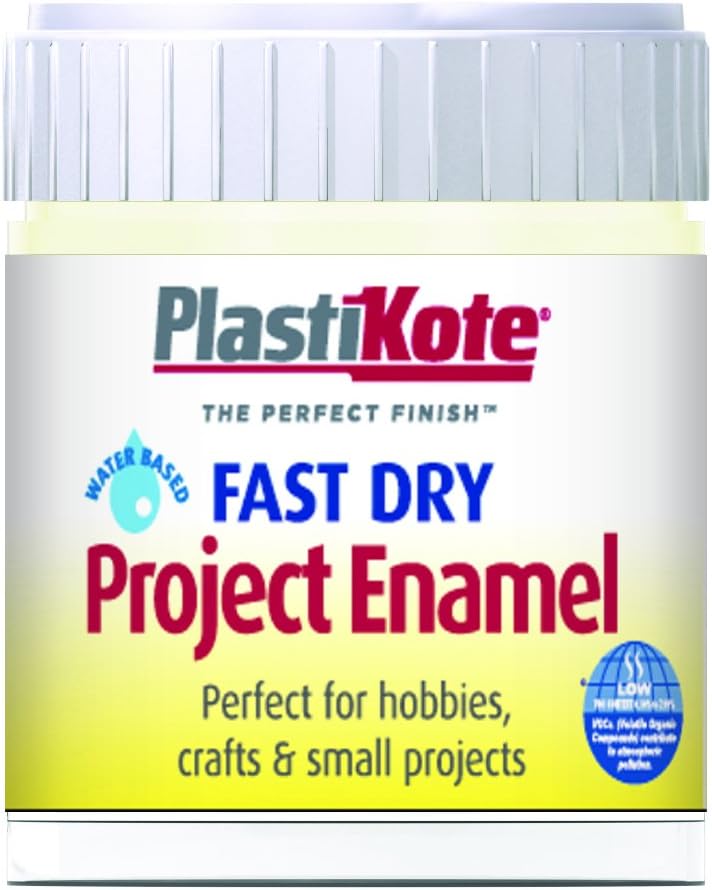 Plasti-Kote Fast Dry Project Enamel 59ML, Creme de la creme