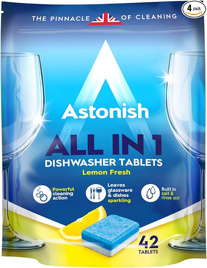 Astonish All In 1 Dishwasher Tablets Lemon Fresh