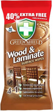 Load image into Gallery viewer, Greenshield Wood &amp; Laminate Surface Wipes
