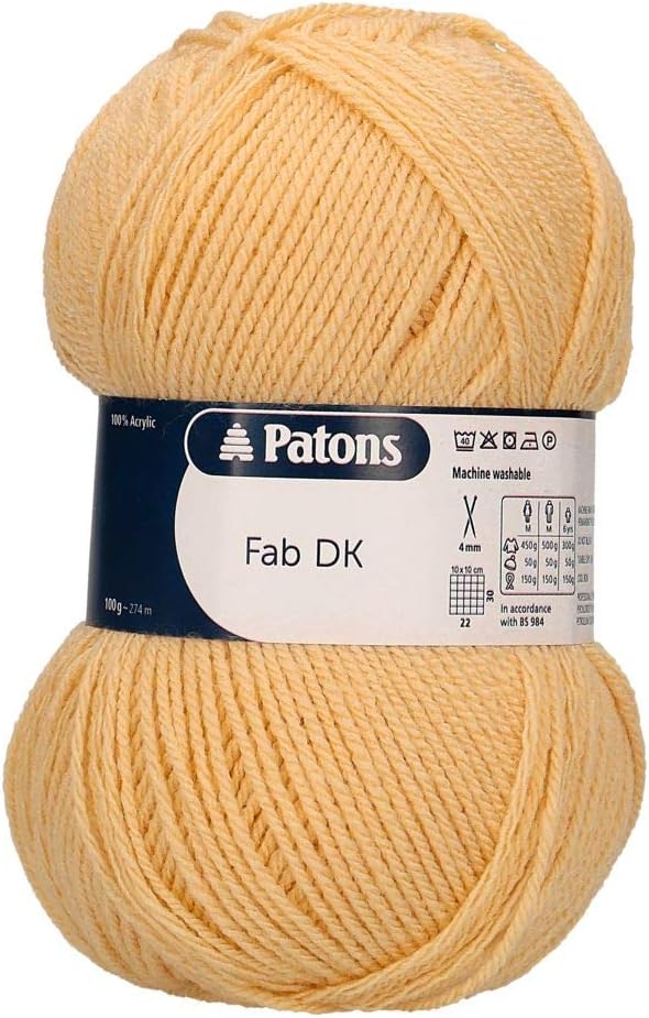 Patons Knitting Yarn, Acrylic, Beige, 100g (02331)