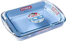 Load image into Gallery viewer, Pyrex Essentials Set Of 2 Rectangular Roasting Dishes 3.7L &amp; 2.6L
