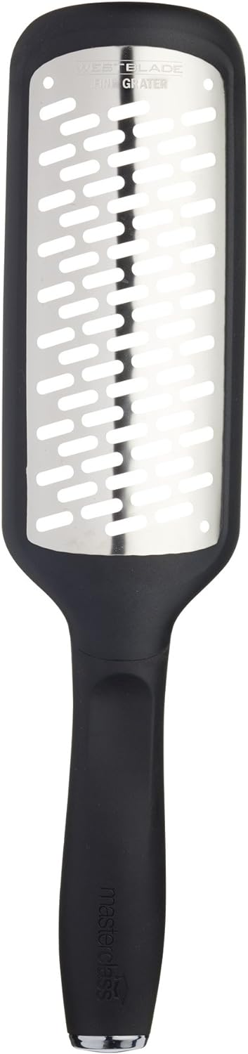 MasterClass West Blade Handheld Stainless Steel Cheese Grater with Handle