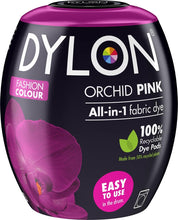 Load image into Gallery viewer, Dylon Washing Machine Fabric Dye Pod for Clothes &amp; Soft Furnishings, 350g -  Orchid Pink
