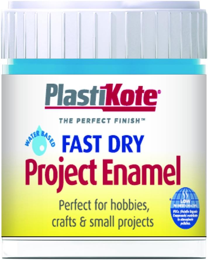 Plasti-Kote Fast Dry Project Enamel 59ML, Sky Blue