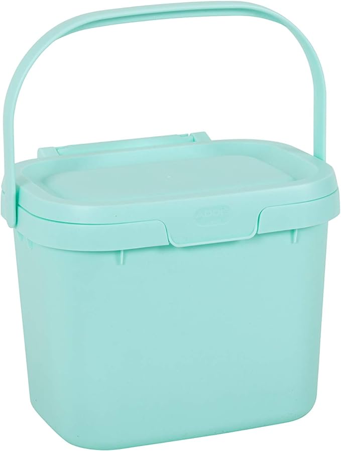 Addis Mint Green 2.5L Kitchen Compost Caddy
