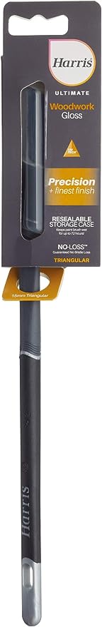 Harris Ultimate Woodwork Gloss Precision & Finest Finish Triangular 15mm Paint Brush