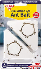 Load image into Gallery viewer, Zero In Dual Action Gel Ant Bait Station- Twinpack
