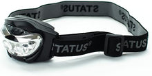 Load image into Gallery viewer, Status 3 LED Head Torch With Adjustable Head Torch
