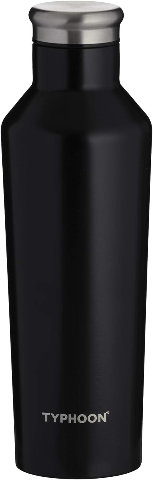 Typhoon Pure Insulated 500ml Double Walled Steel Bottle - Black