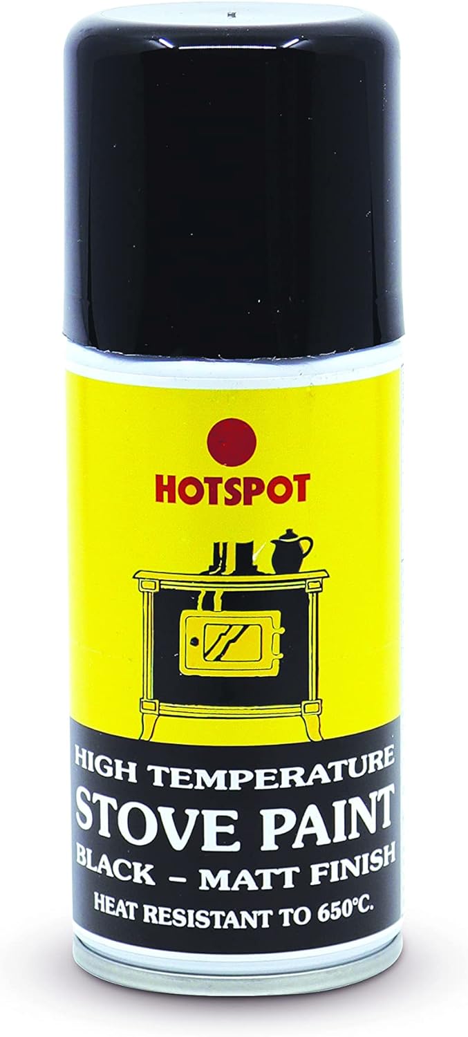 Hotspot Stove Paint Matt Black 150 ml Aerosol