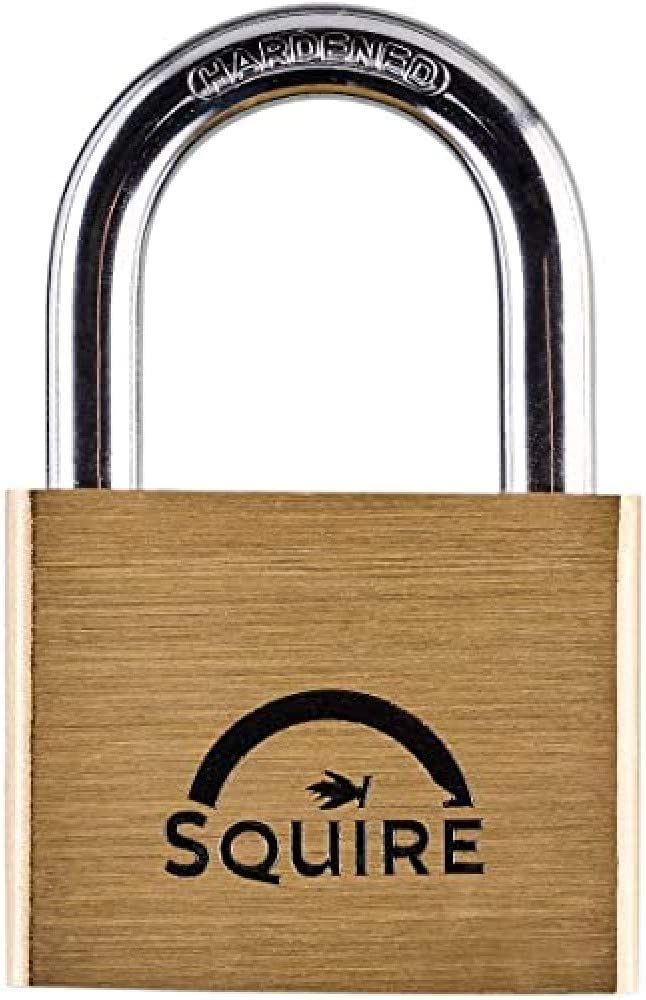 Henry Squire Lion Premium Solid Brass 5 pin Double Locking Padlock, 51 mm