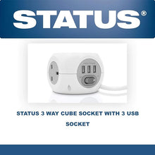 Load image into Gallery viewer, Status 3 USB Cube Socket
