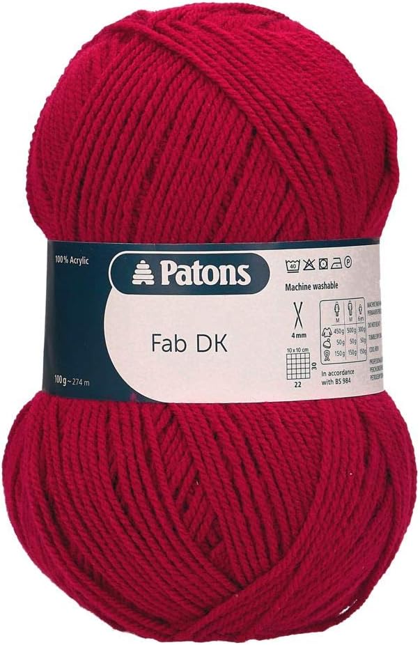 Patons Fab DK, Burgundy (2368), 100g