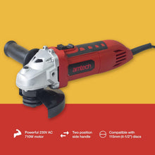Load image into Gallery viewer, Amtech 710W 115mm Angle Grinder
