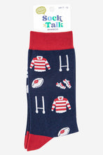 Load image into Gallery viewer, Men's Bamboo Socks - Navy Blue, Rugby: UK 7-11 | EU 40.5-46 | US 8-12
