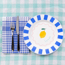 Load image into Gallery viewer, Lemon Enamel Plate - 25cm | Summer Tableware |

