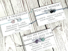 Load image into Gallery viewer, Crystal Support Bracelets: And Breathe

