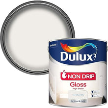 Load image into Gallery viewer, Dulux Non Drip Gloss High Sheen Pure Brilliant White 2.5L
