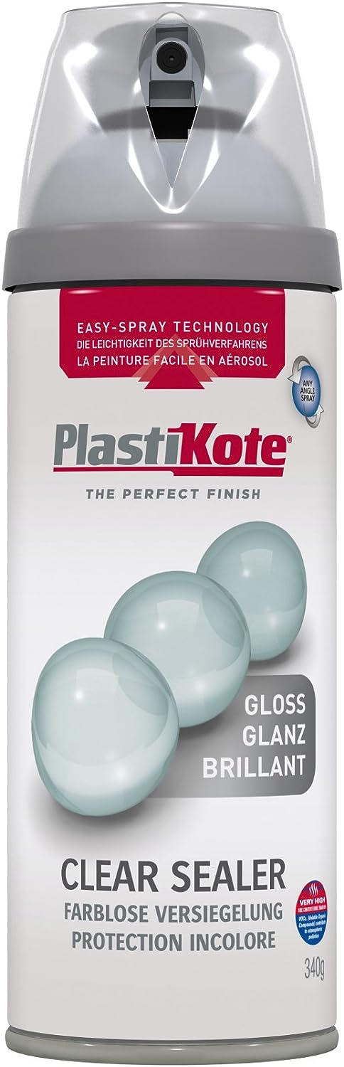 Plasti-kote Twist & Spray Clear Gloss, 400ml