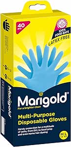 Marigold Multi-Purpose Disposable Gloves - M/L Pack of 40